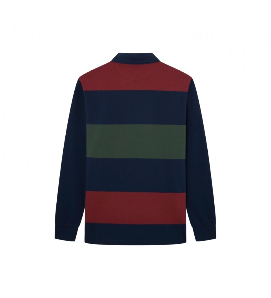 Hackett Navy Heritage Rugby Polo