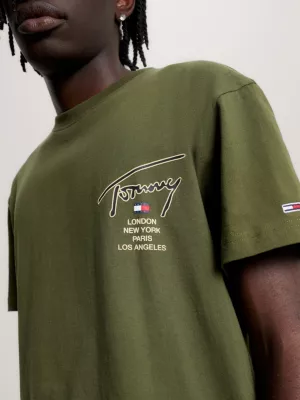 Camiseta clássica com logo exclusivo nas costas
