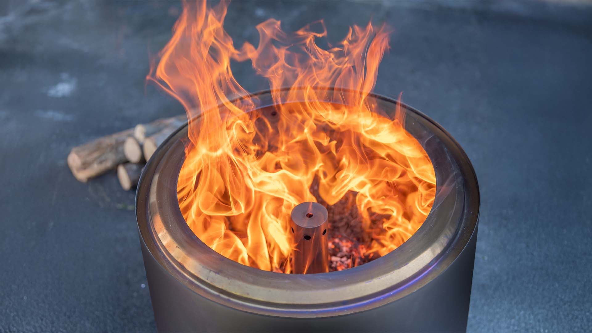 RedFire Volcano Pellet - Vuurhaard XL - Rond - RVS - Rvs - 49.5 cm - XL