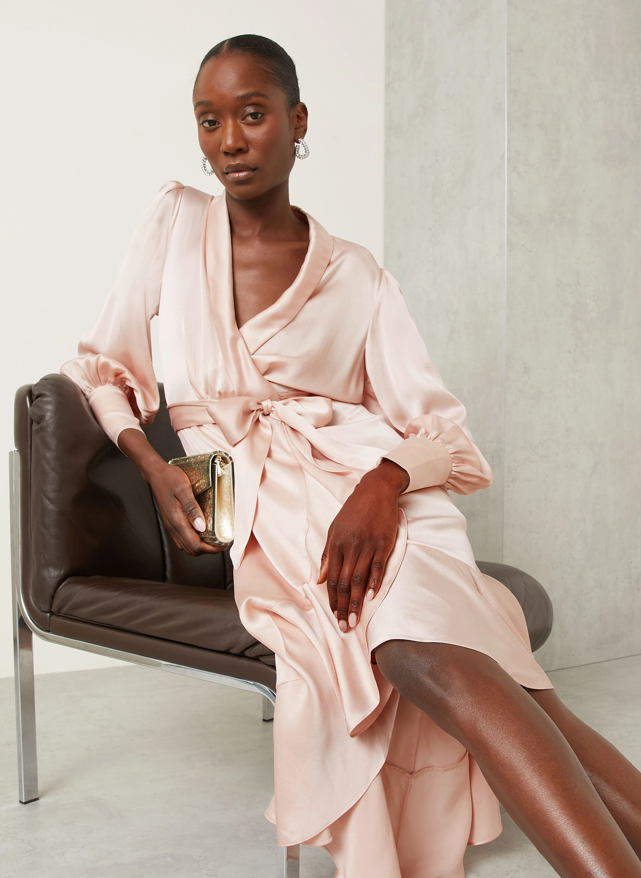 ZIMMERMANN Wickelkleid aus Seide