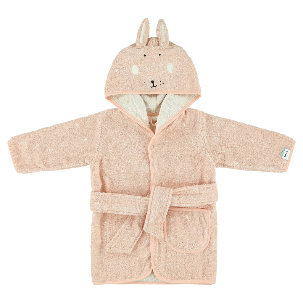 Trixie Mrs. Rabbit badstof badjas roze