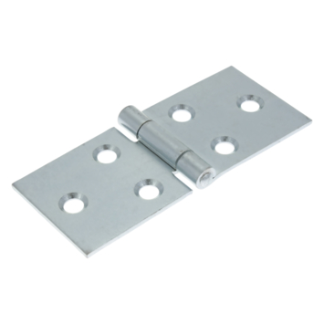 HANDSON Backflapscharnier verzinkt staal 90x40 mm - 2 stuks