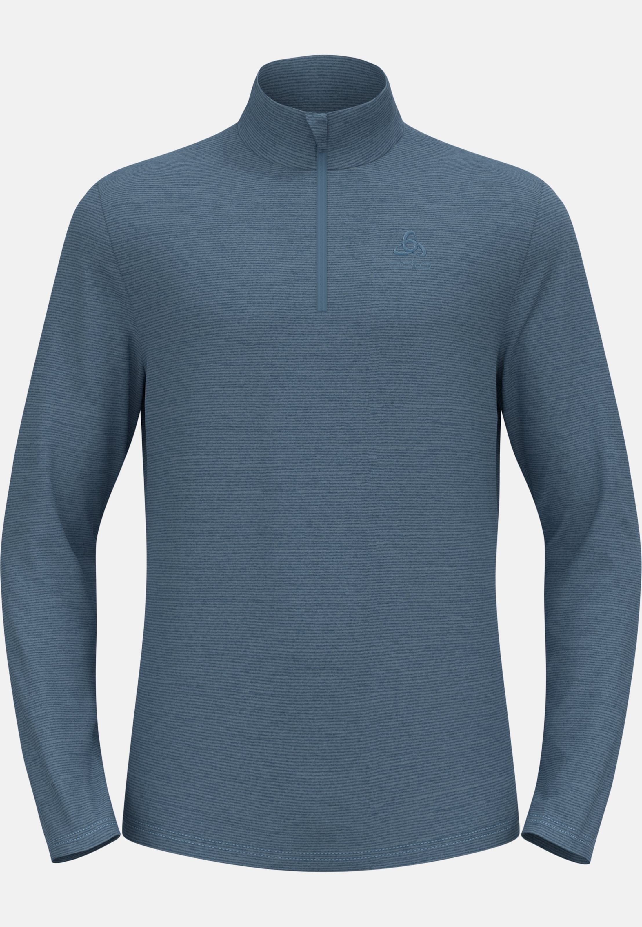 Herren Roy Mid Layer mit Halbreißverschluss in provincial blue - black