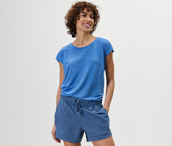 Funktionsshorts, blau
