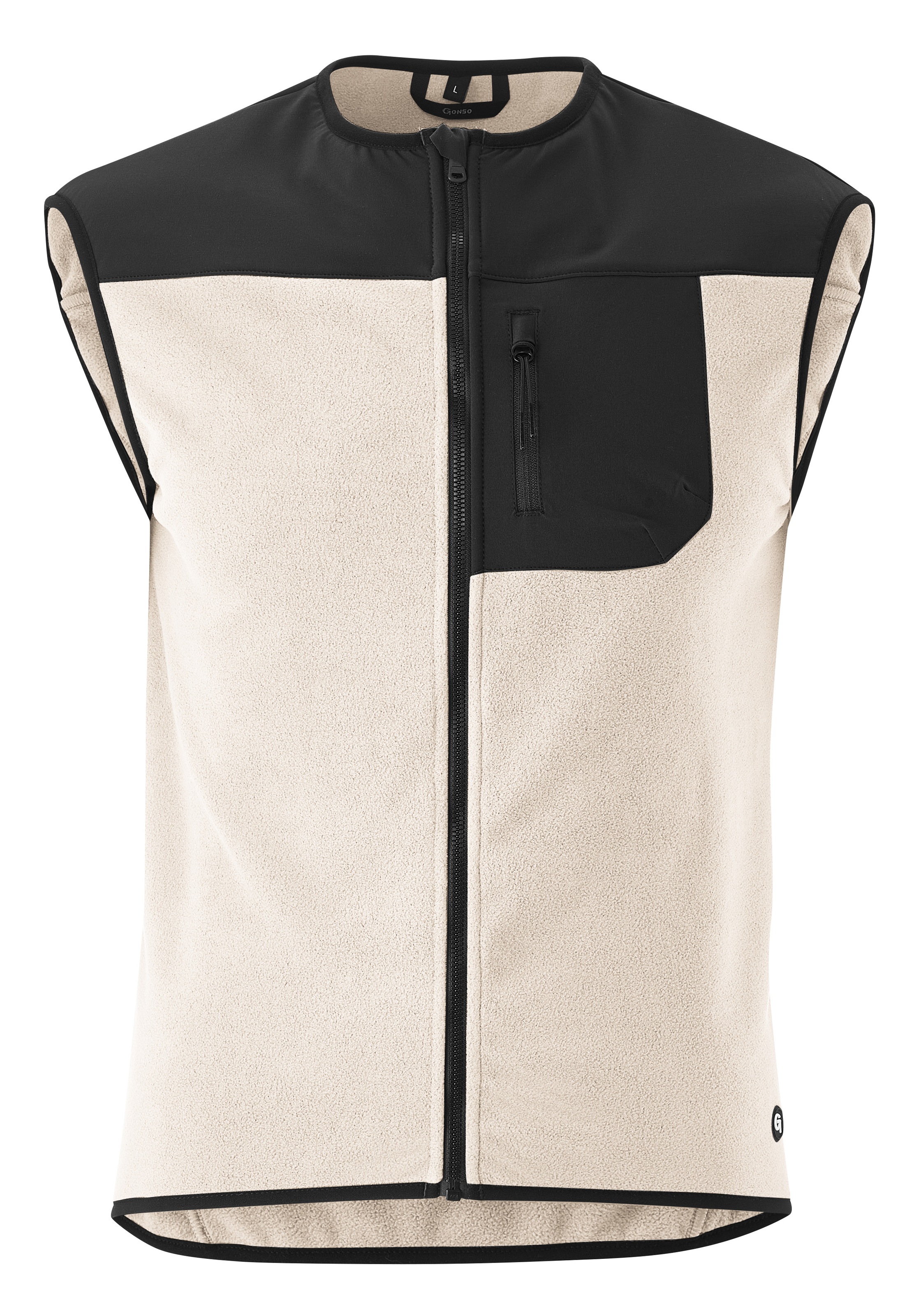 Gonso Fahrradjacke »ADVENTURE VEST FLEECE« Unisex Radweste, warme Fleece-Weste, integrierte Smartphone Tasche