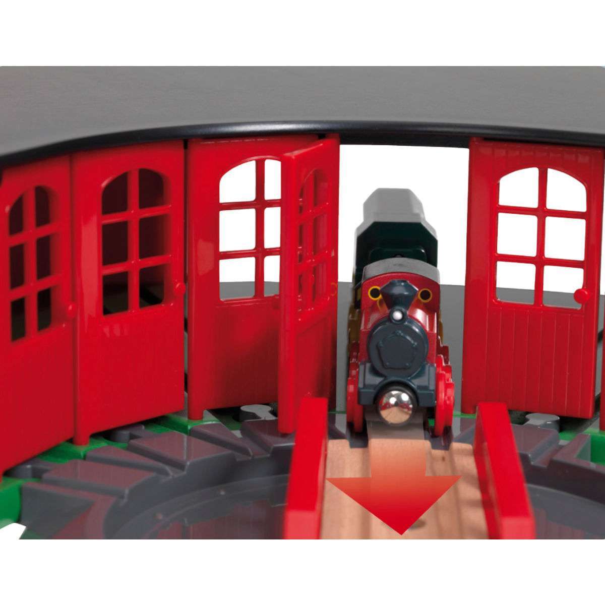 BRIO Spiel Großer Ringlokschuppen