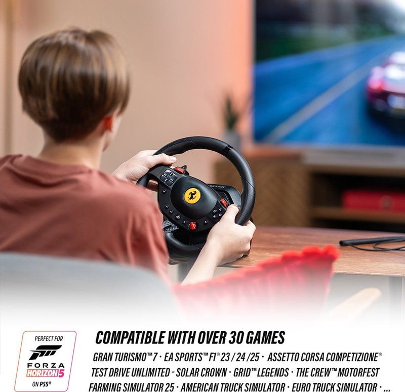 Thrustmaster T98 - Ferrari 296 GTB - Stuurwiel en Pedalen