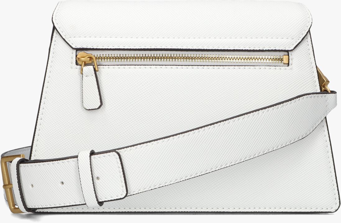 GUESS witte guess schoudertas lossie crossbody flap