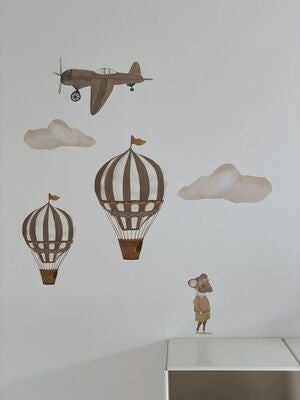 That's Mine Wallsticker Stor Luftballong, Brun