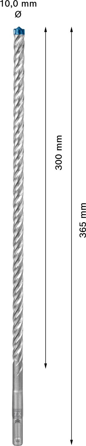 Bosch 2608900101 EXPERT Hamerboor SDS plus-7X - 10x300x365mm