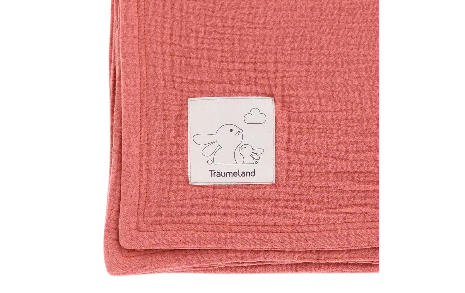Kuscheldecke aprikose 75 x 100 cmKuschelweiche Babydecke, luftig und leicht