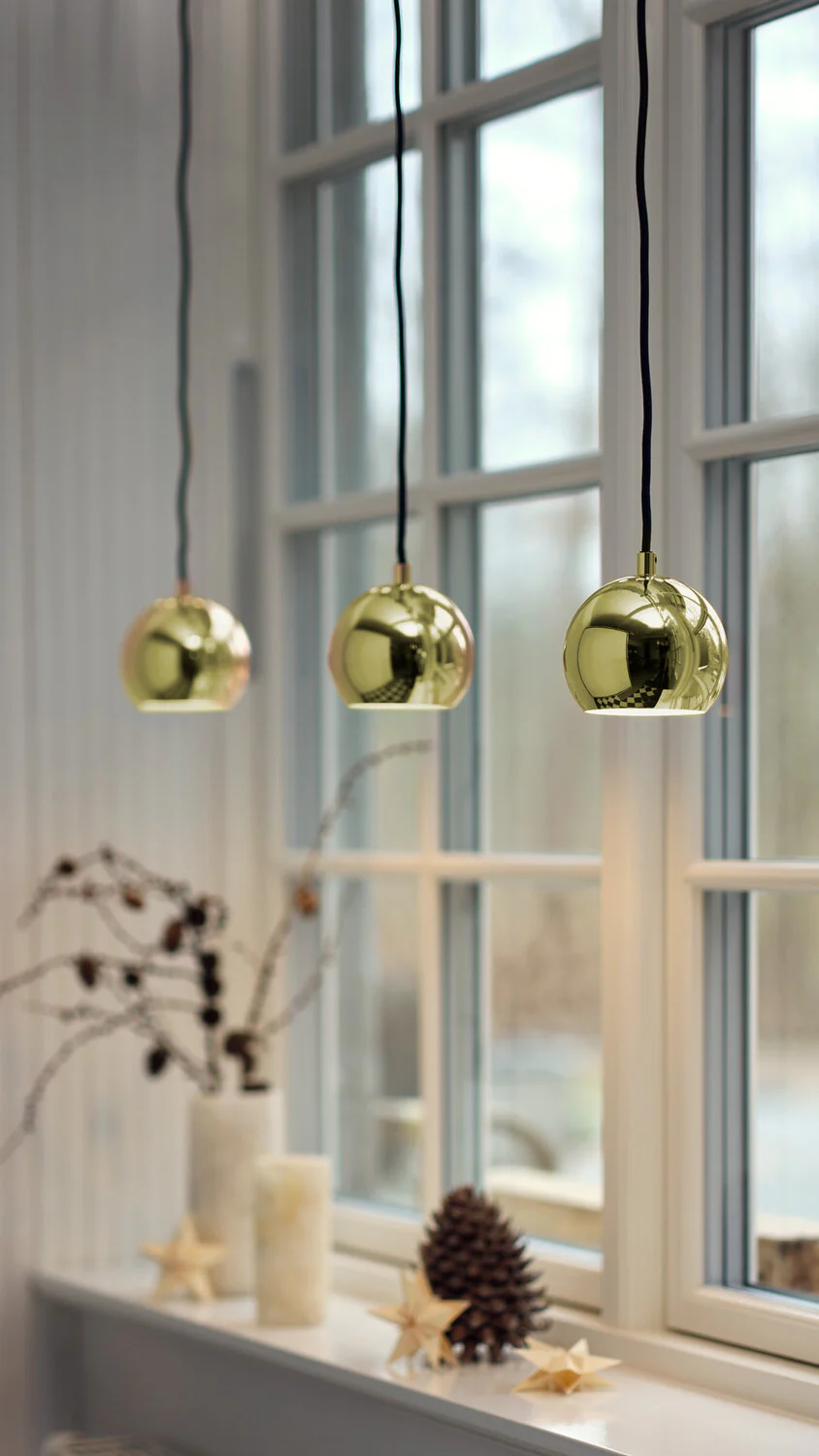 Frandsen  Ball Pendel, Brass - Ø12