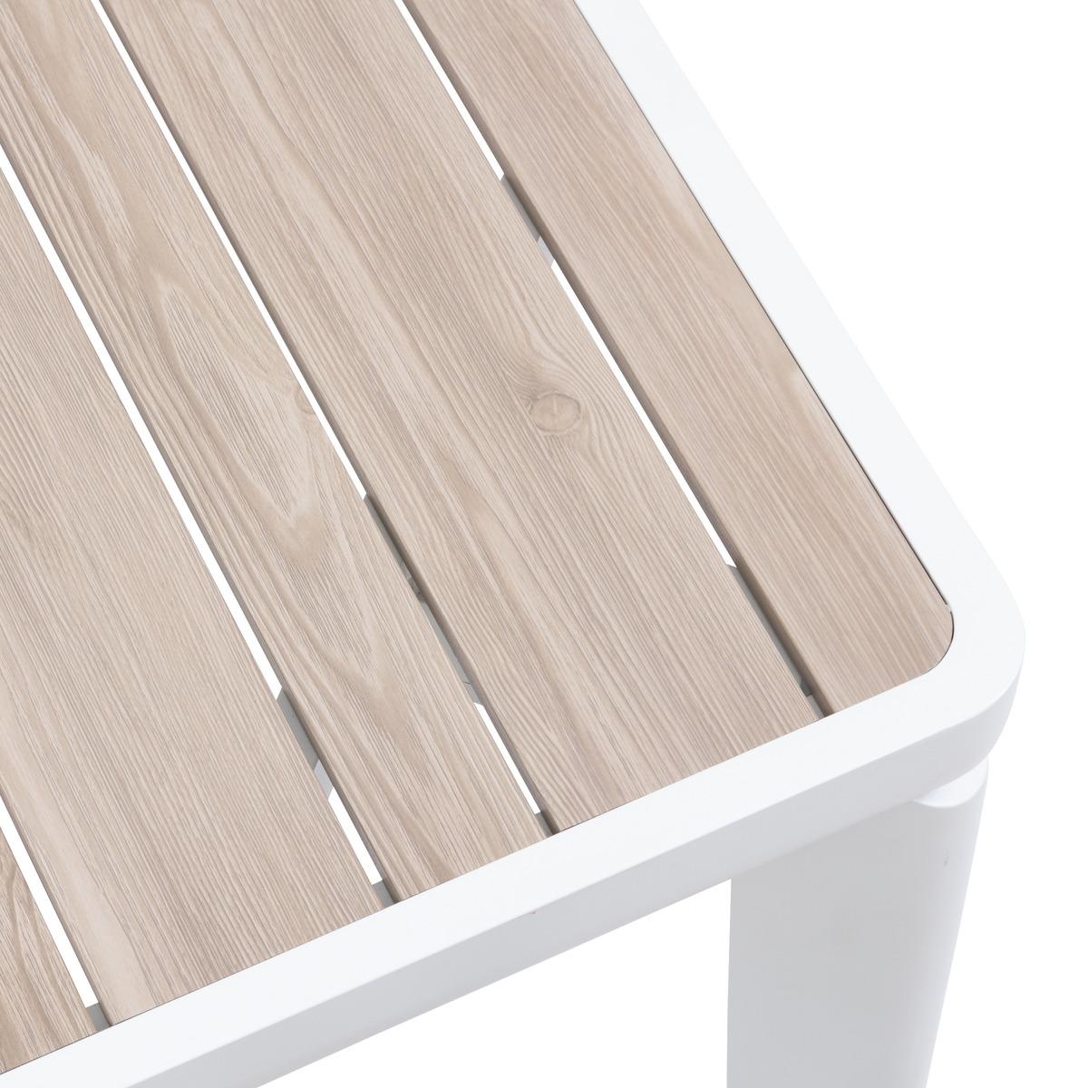 TABLE FIXE IBAIA LIN BLANC 10 PLACES