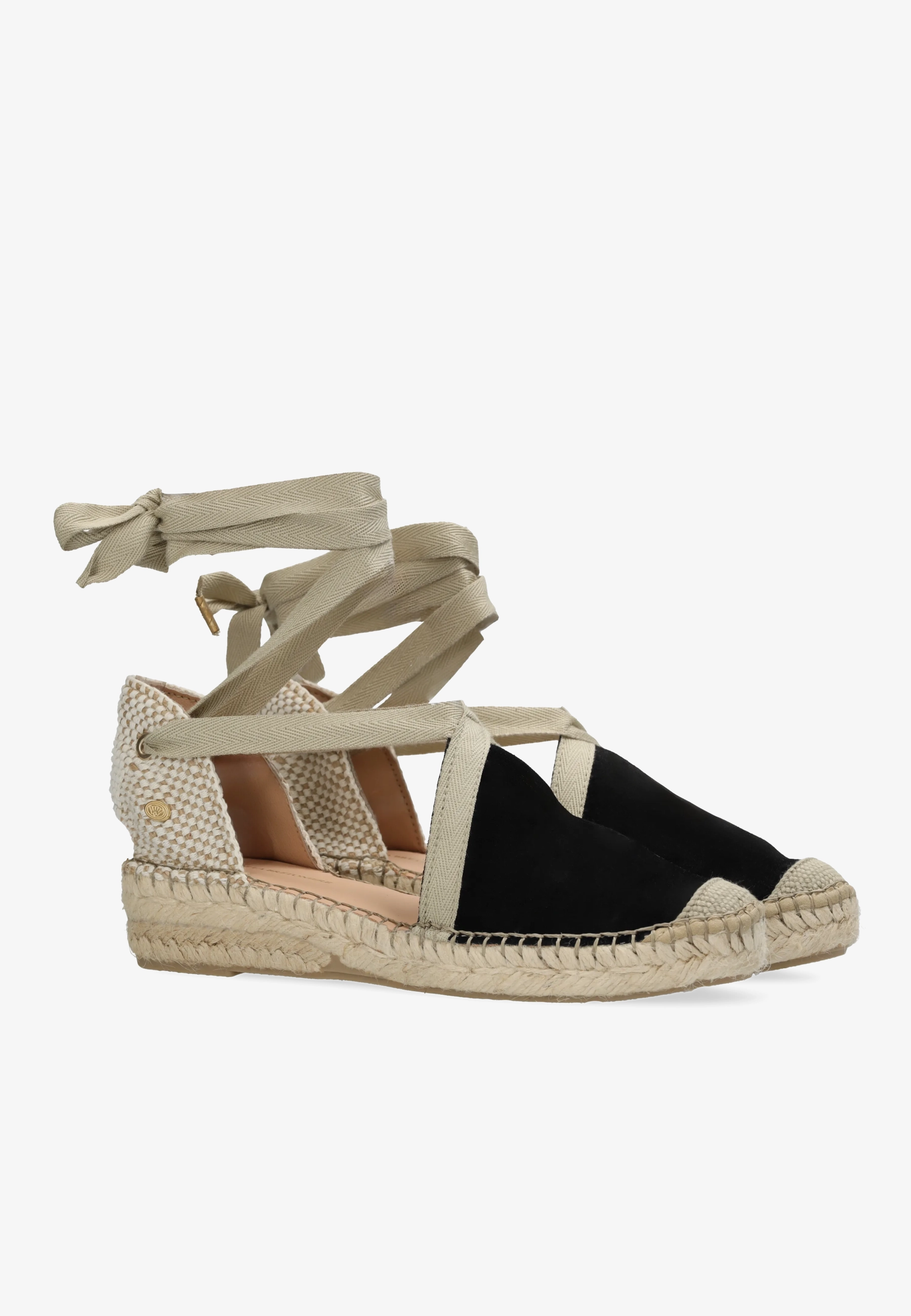 ROMI LUZ Espadrille suede Black