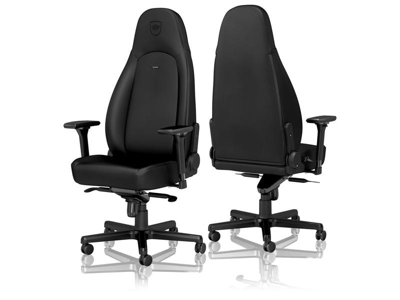 noblechairs Gaming-Stuhl ICON Black Edition Schwarz noblechairs ICON Gaming Chair Black Edition