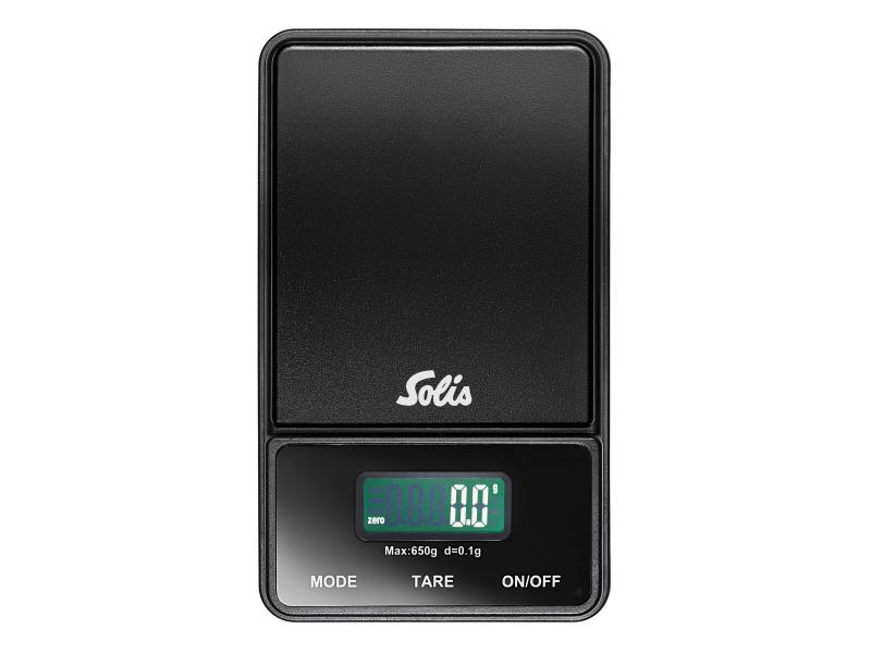 Solis Küchenwaage Coffee Digital Feinwaage Schwarz Kaffeewage