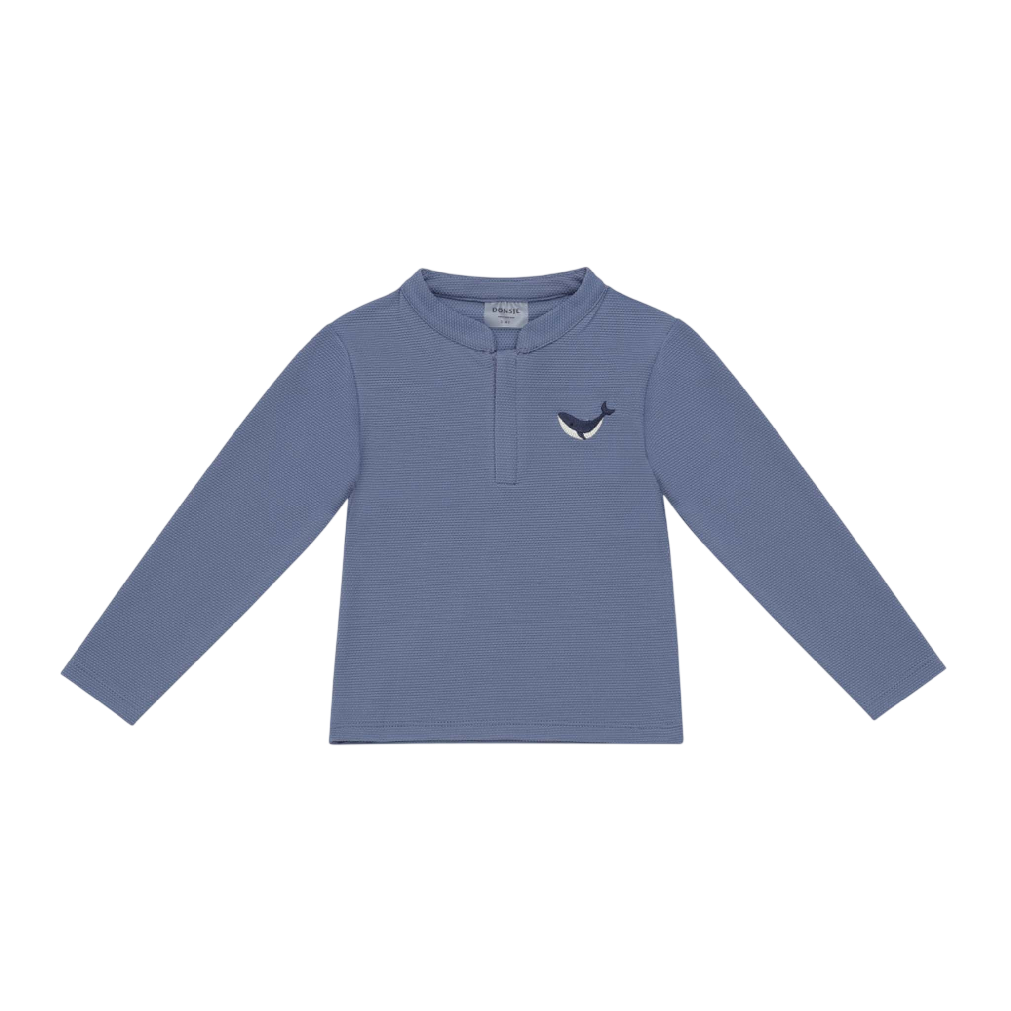 UV Badeshirt Harvie Whale Royal Blue