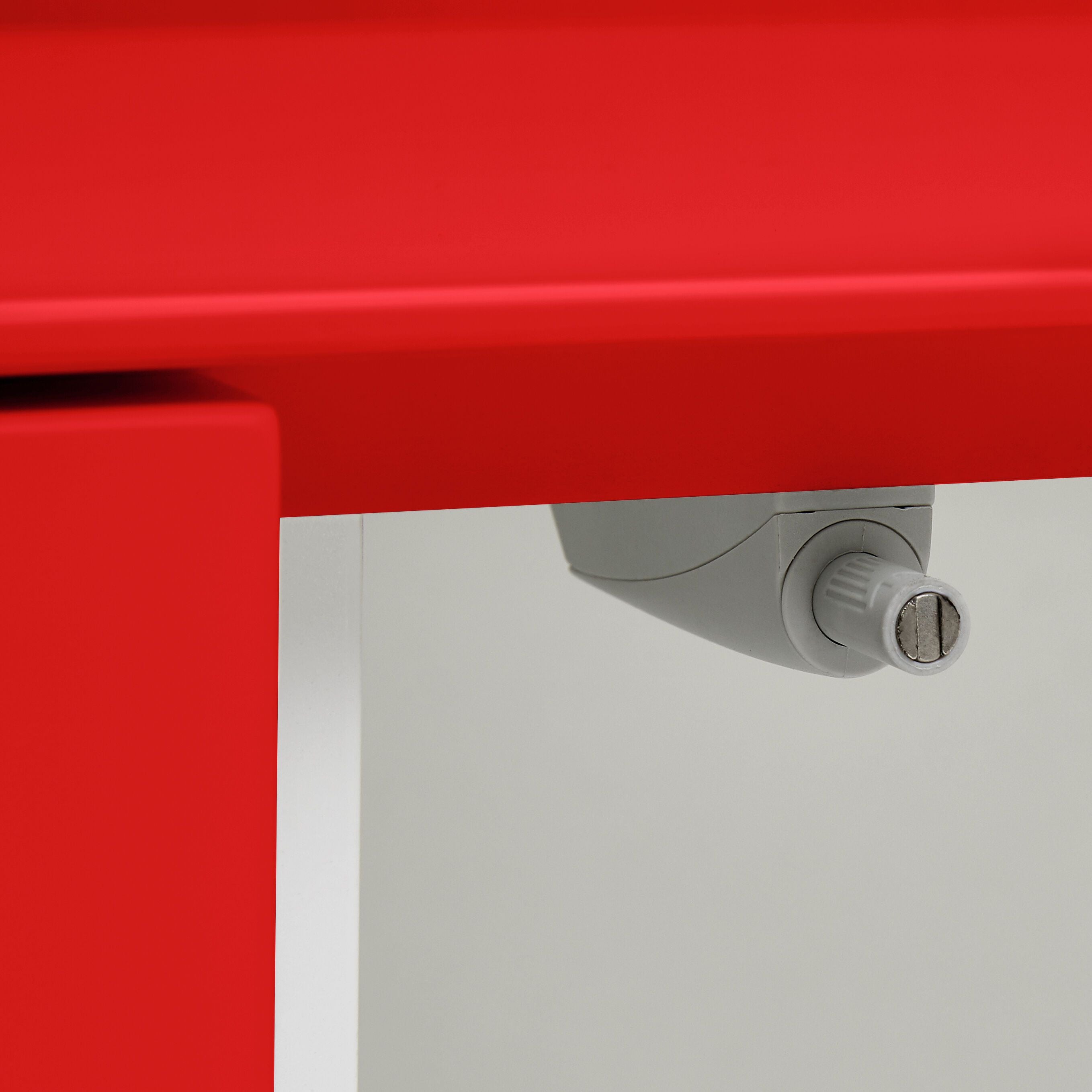 LUX Sideboard - Rot / B: 180.0 cm x T: 46.0 cm x H: 86.5 cm