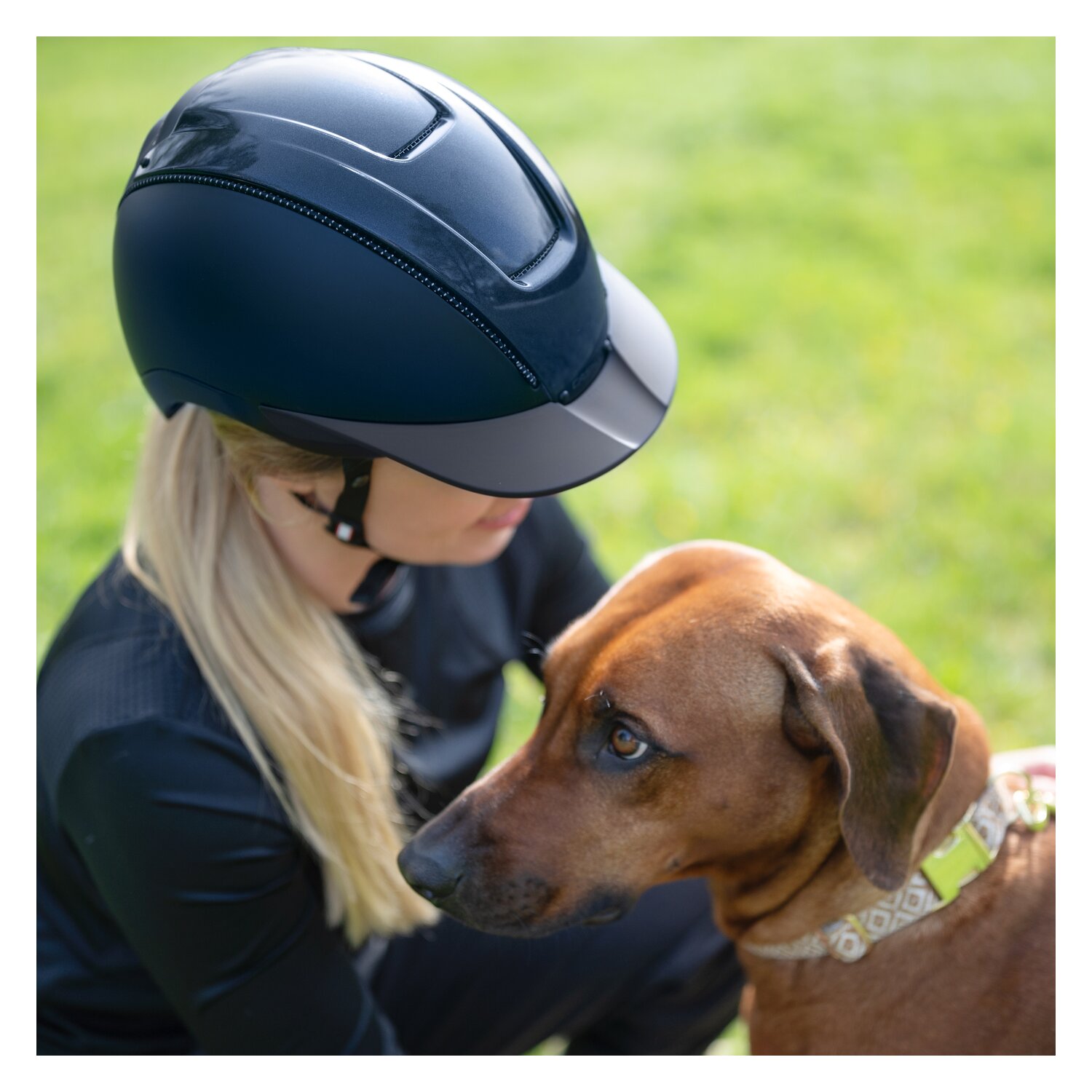 CASCO Reithelm Duell  - dunkelblau