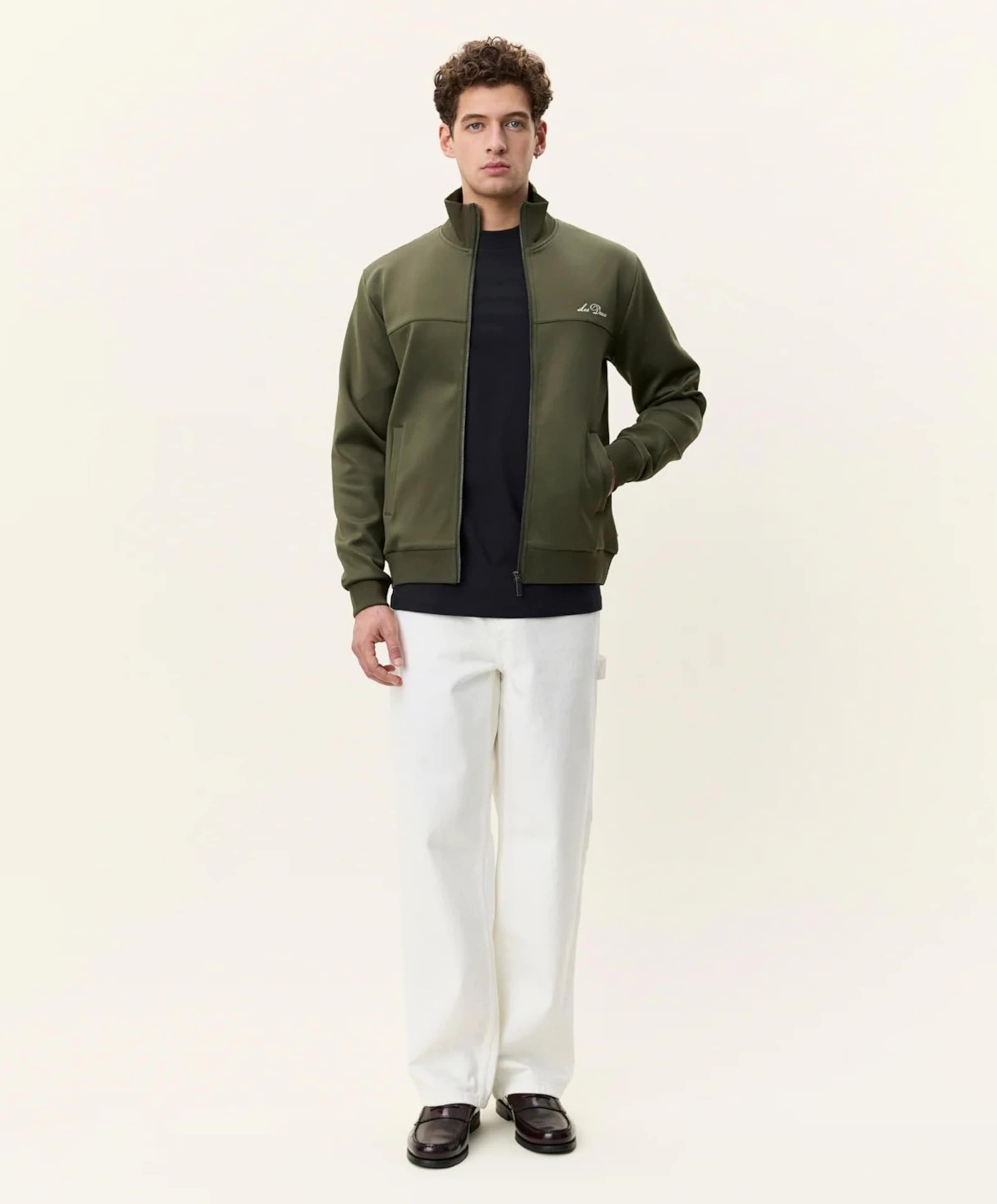 Les Deux Heren vest groen