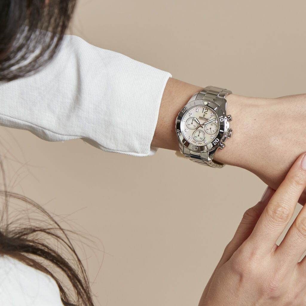 Montre Festina Boyfriend Collection Nacre Blanche