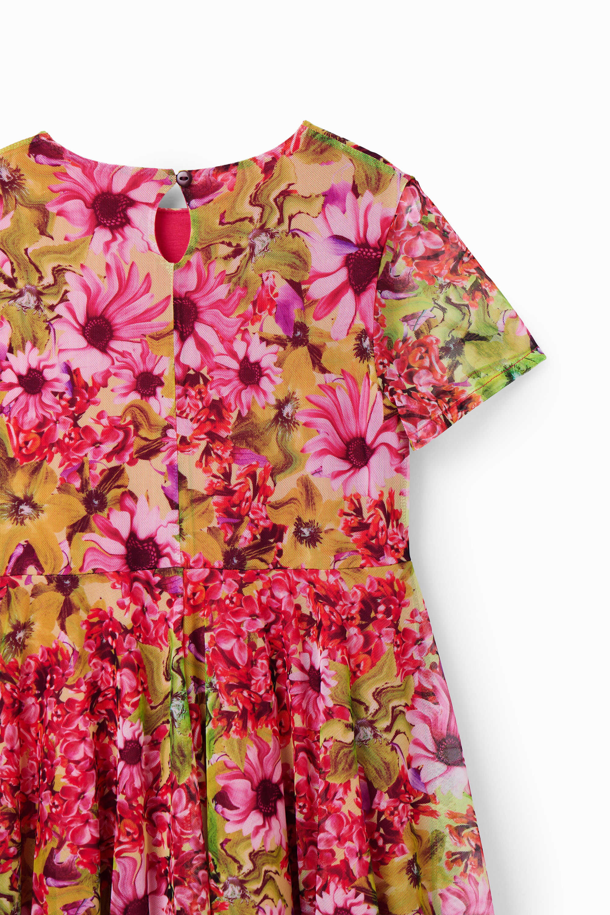 Robe tulle fleurs