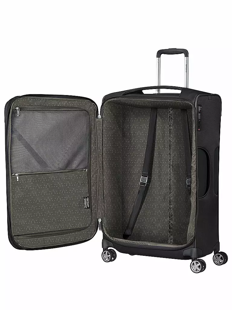 SAMSONITE Trolley D' LITE SPINNER 71cm erweiterbar Black schwarz
