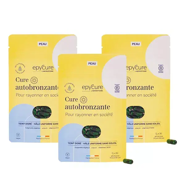 Kit de tratamento autobronzeador Epycure para 3 meses