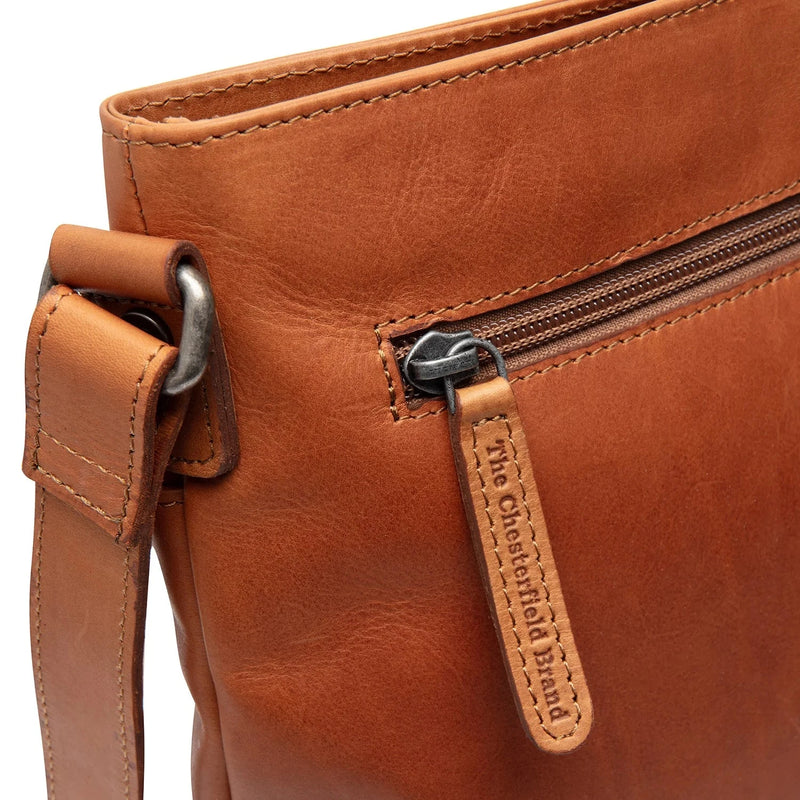 Chesterfield Brand Lunton Schoudertas Cognac