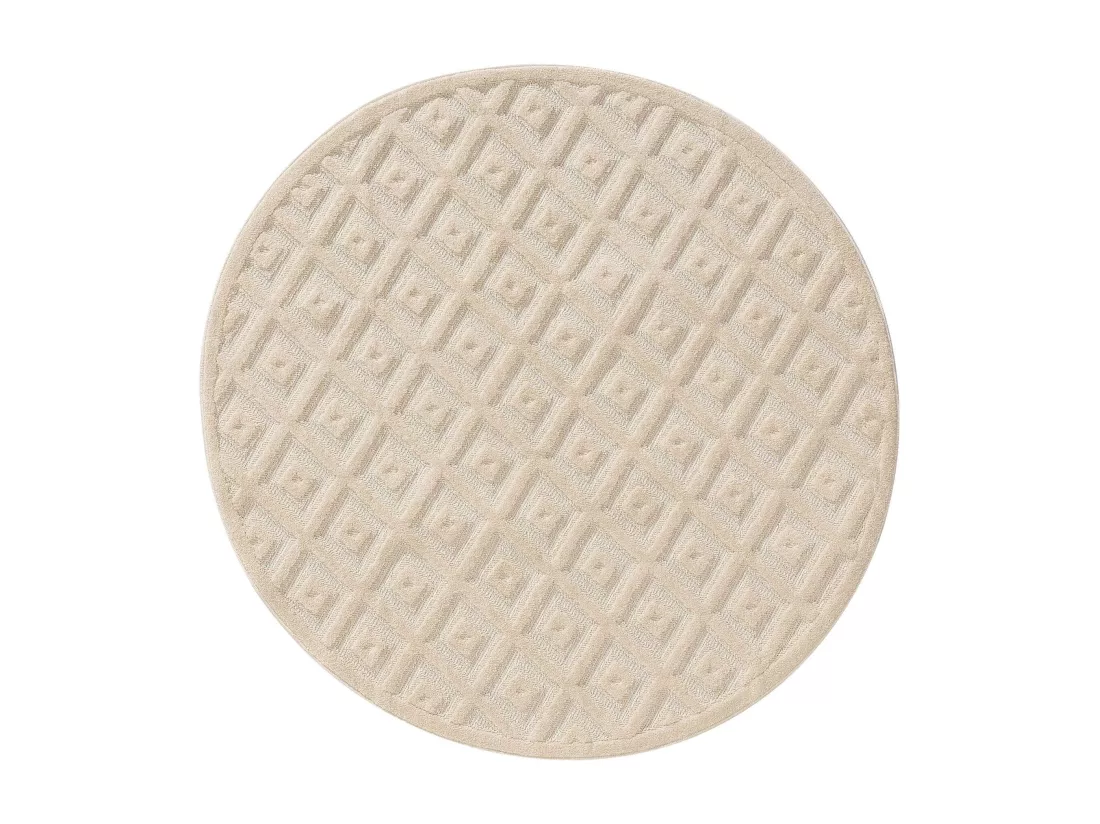Tapis Leo Crème ø 160 cm rond