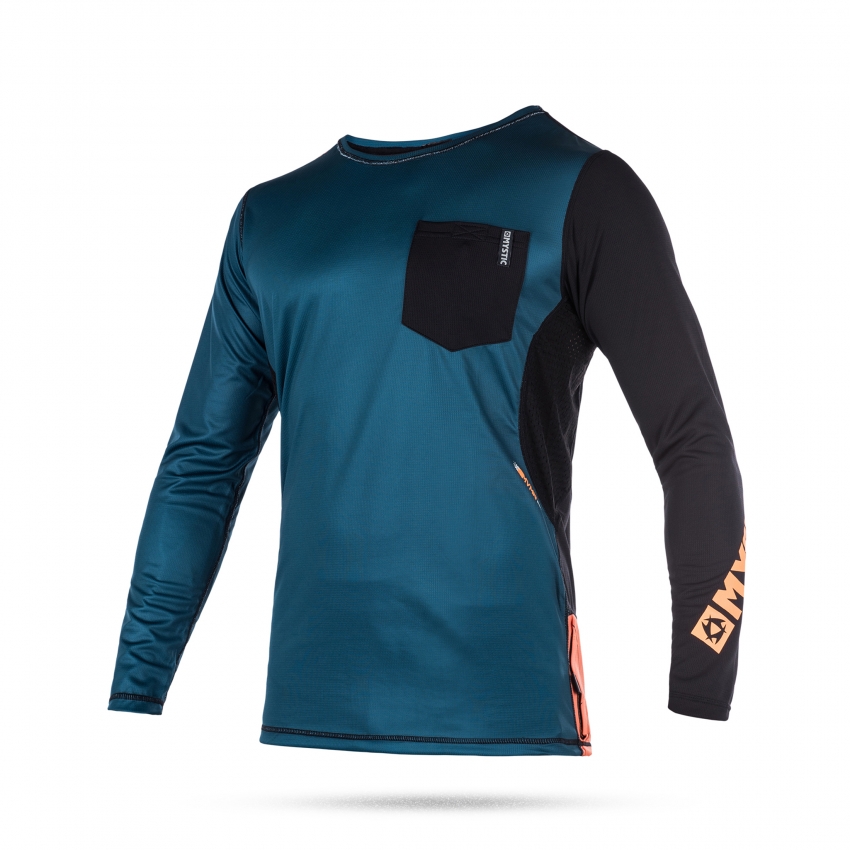 Mystic Top Quickdry L/S Orange