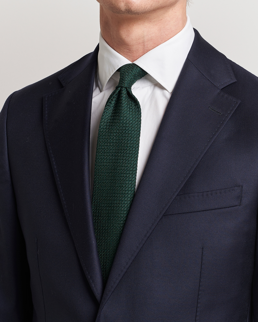 Amanda Christensen Silk Grenadine 8 cm Tie Green