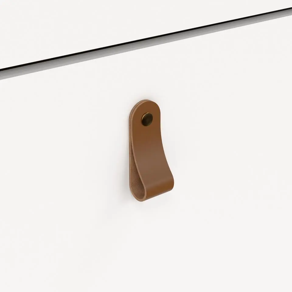 Hioshop Madrid schoenenkast 2 kleppen wit