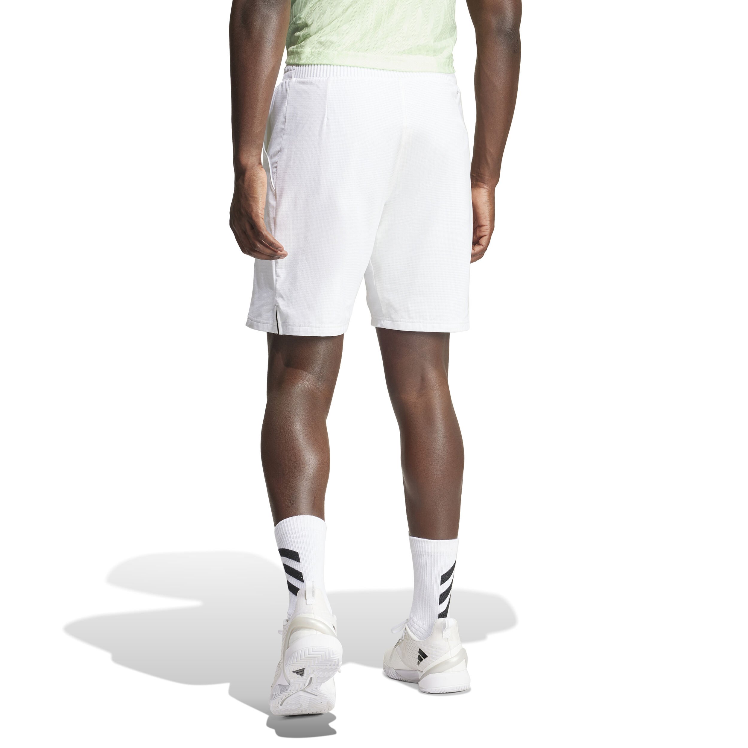 adidas Ergo Club 3-Stripes 9in Shorts Hommes - Blanc