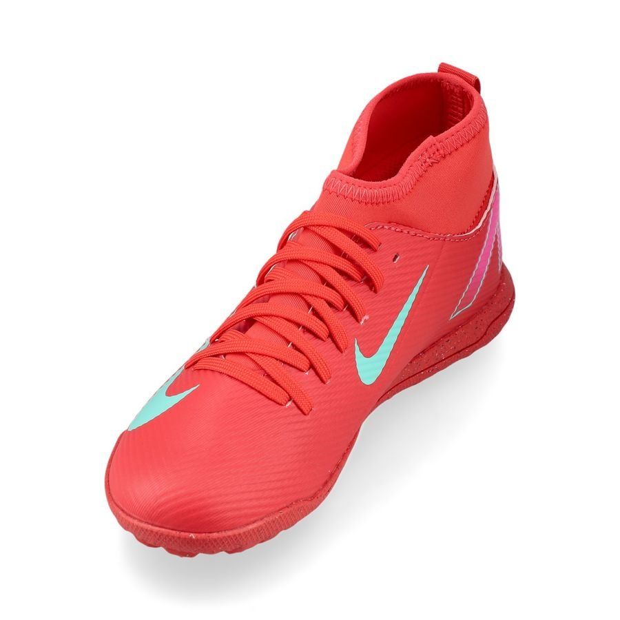 Nike Mercurial Superfly 10 Club TF Mad Energy - Rouge/Vert Enfant