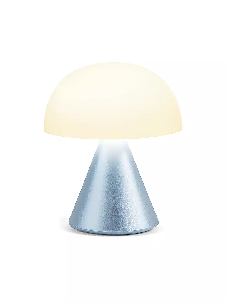 LEXON Mini LED Lampe MINA 8,3cm Light Blue hellblau