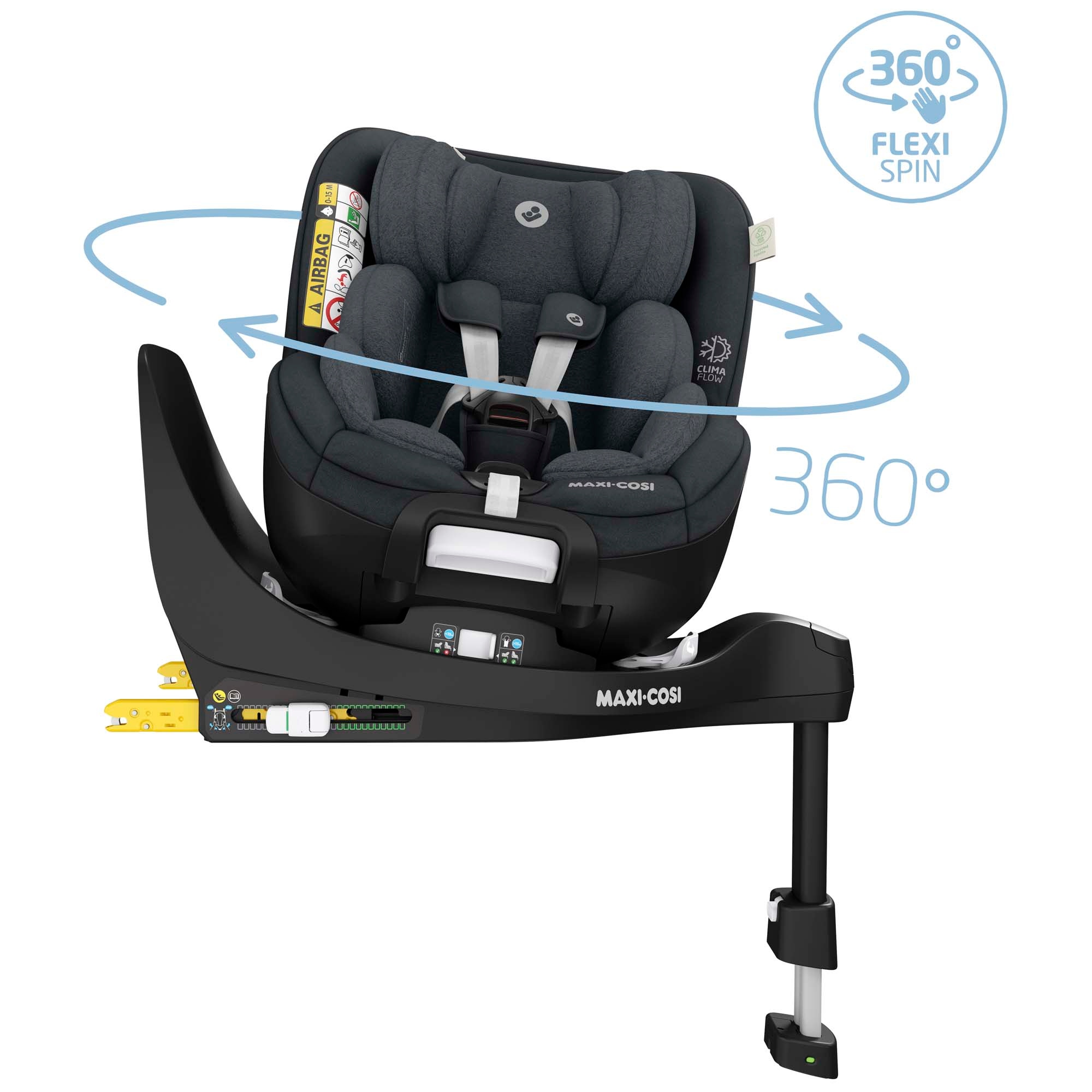 Maxi-Cosi Mica Pro Eco i-Size grijs - isofix autostoelen - Prénatal