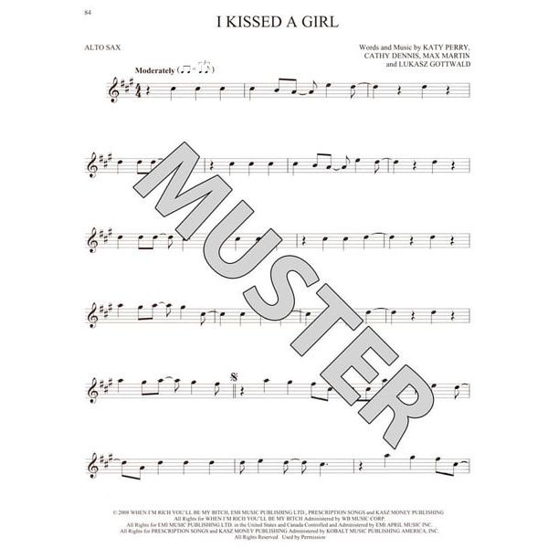 Hal Leonard 101 Hit Songs For Alt Saxophon