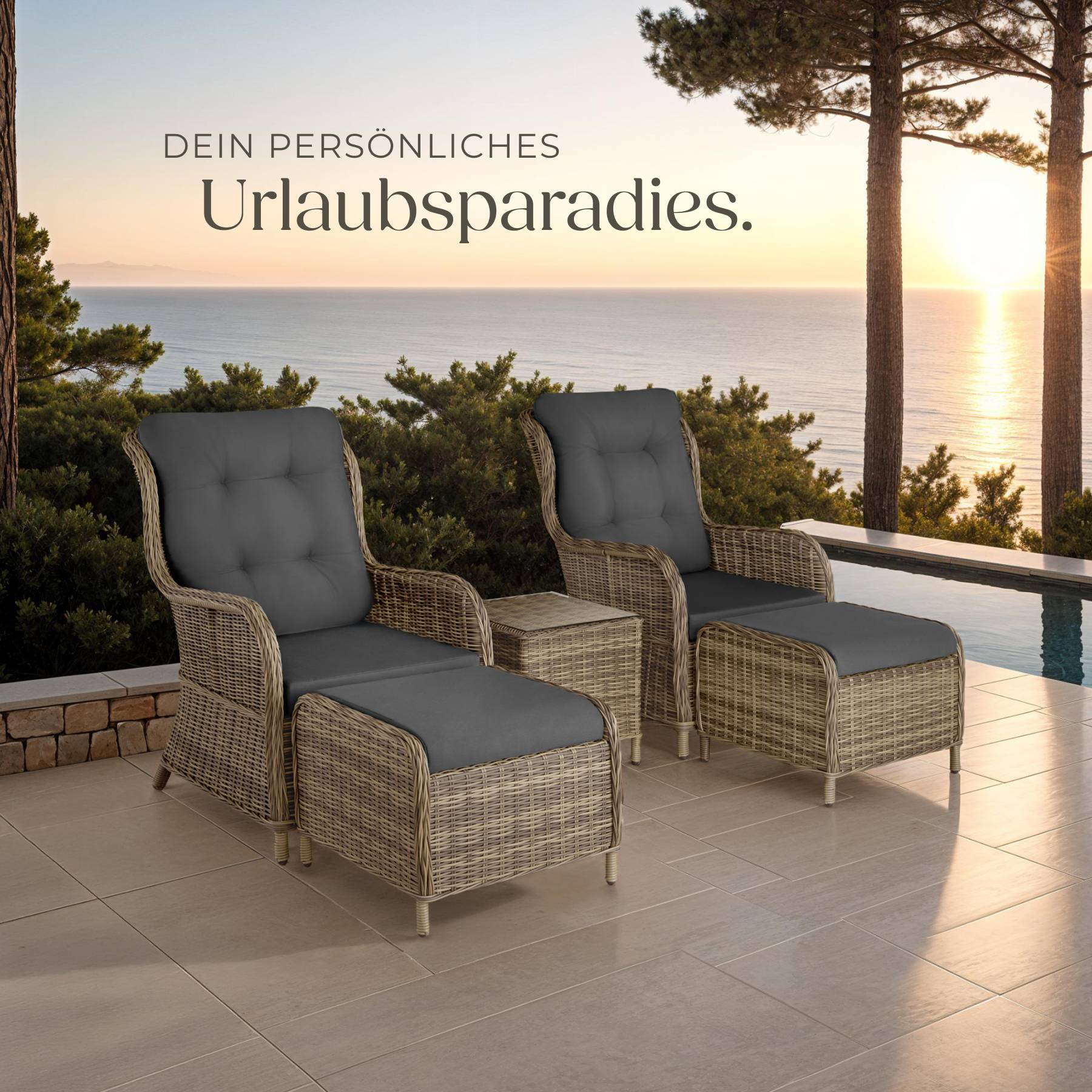 Rattan Sitzgruppe Benissa