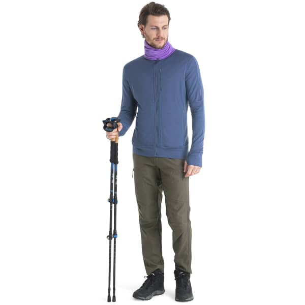 Veste polaire randonnée ICEBREAKER M MERINO 260 QUANTUM IV LS ZIP HOODIE DAWN