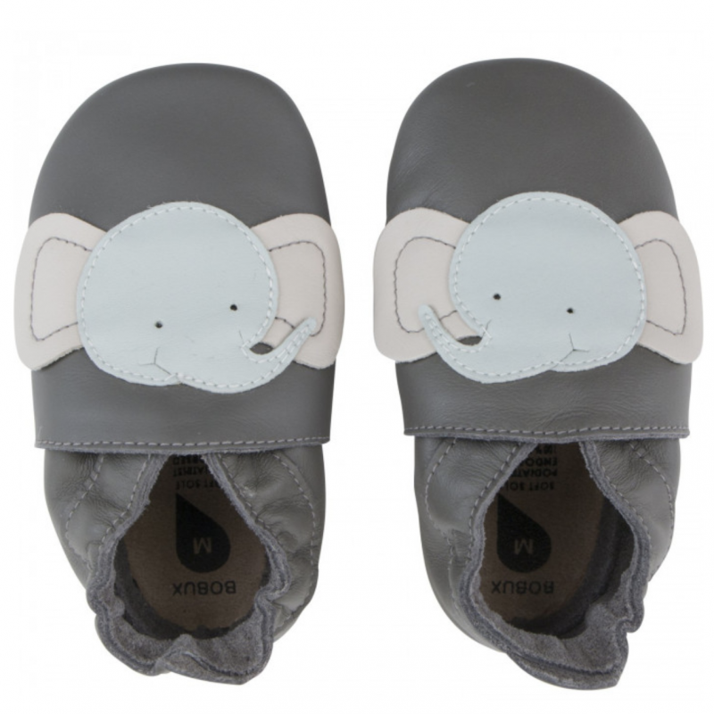 Bobux Bobux chaussons Elephant gris