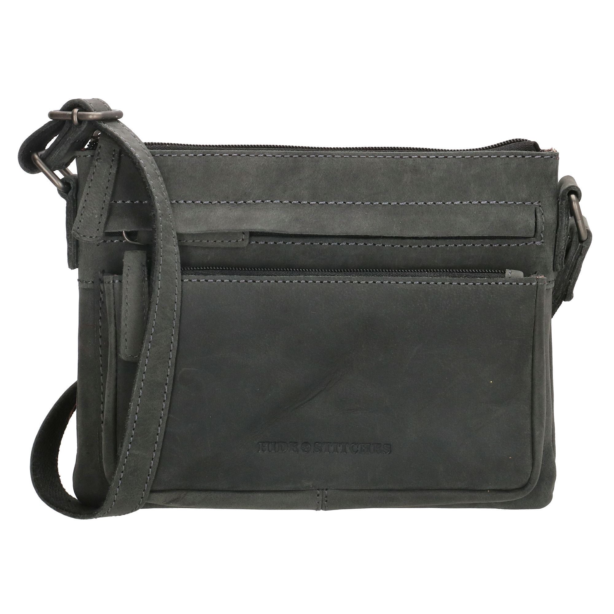 Hide & Stitches Idaho Schoudertas Zwart