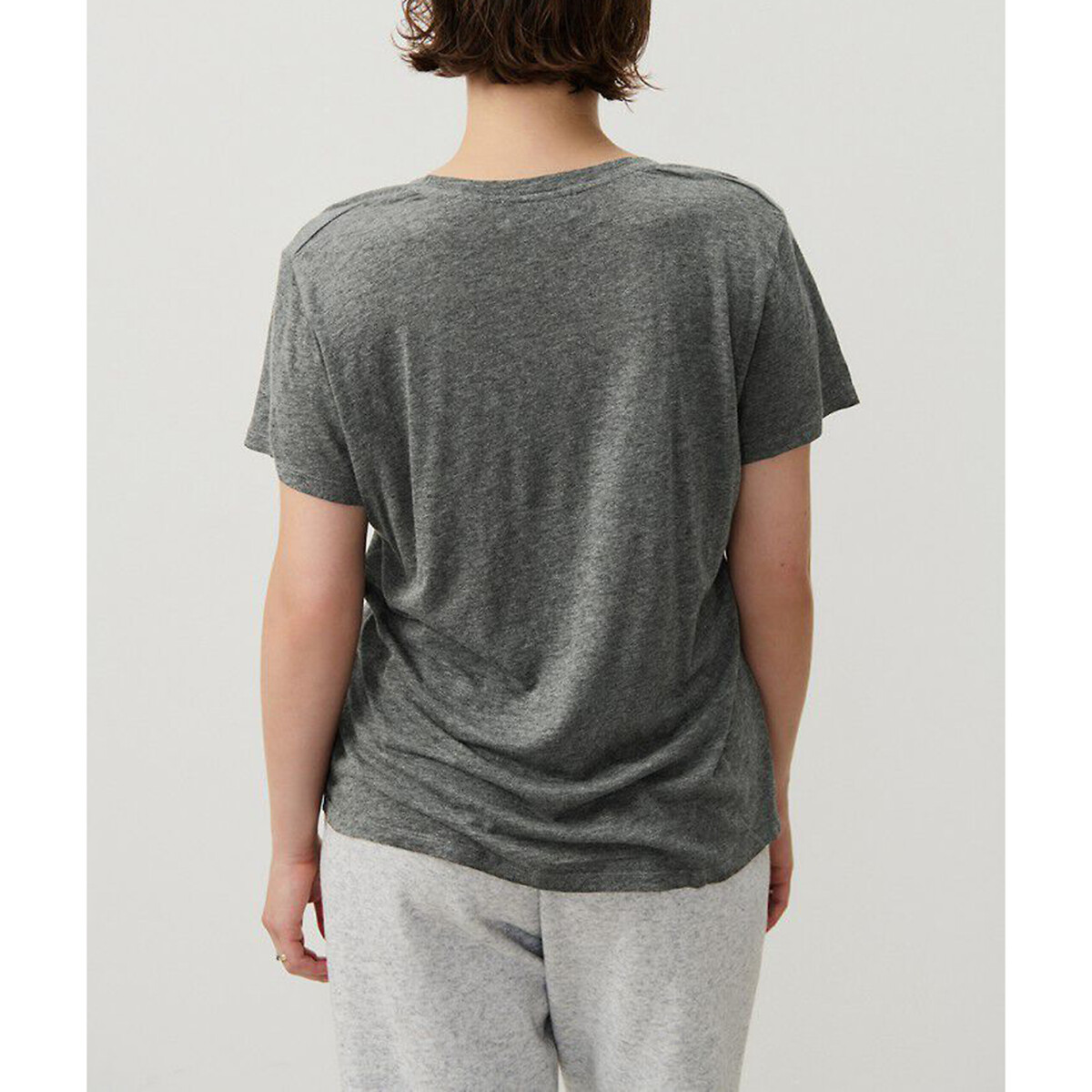 Camiseta de manga curta com decote em U AMERICAN VINTAGE JACKSONVILLE