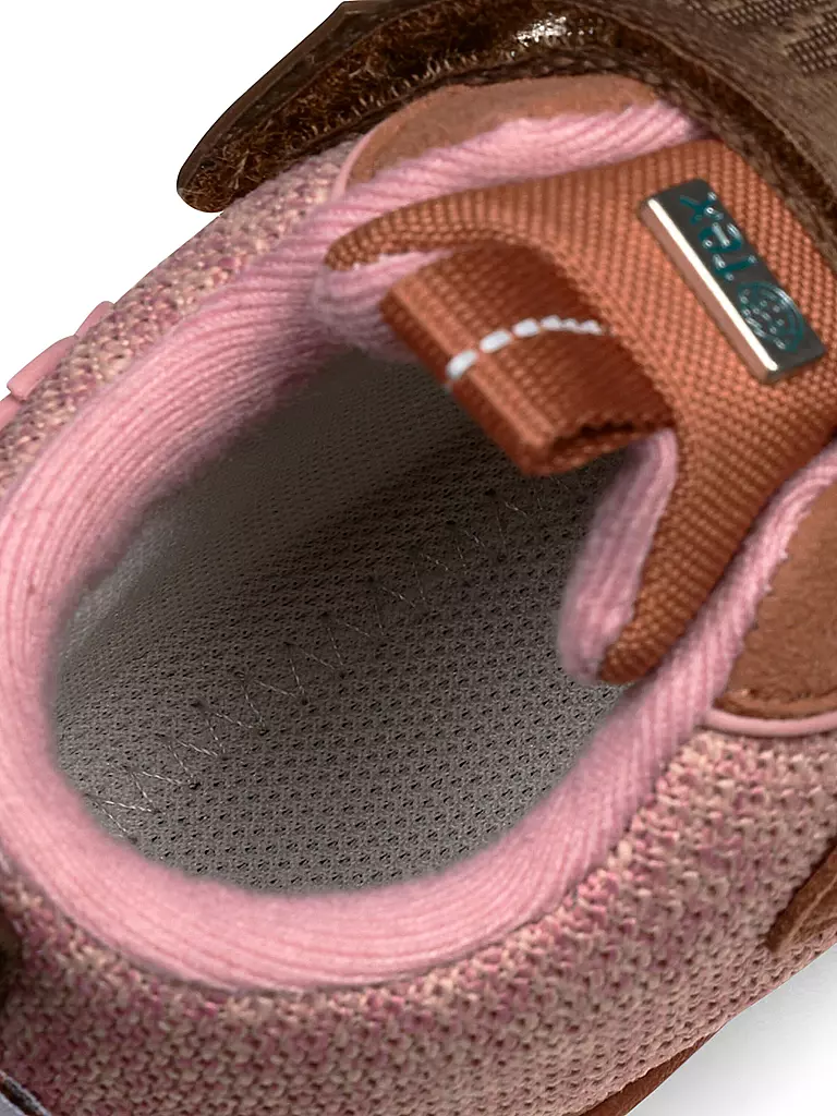 AFFENZAHN Kinder Barfußschuhe - Übergangsschuhe KNIT HAPPY Reh hellbraun
