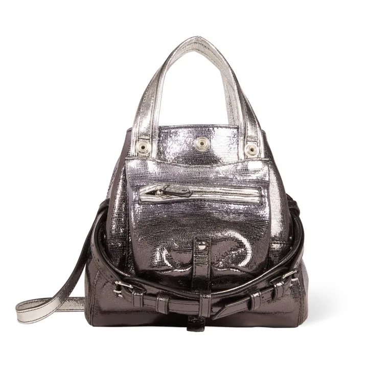 Jérôme Dreyfuss Sac Billy Nano Lamé | Argenté