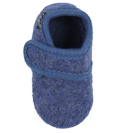 CeLaVi Hausschuhe - Wolle - Blue Melange