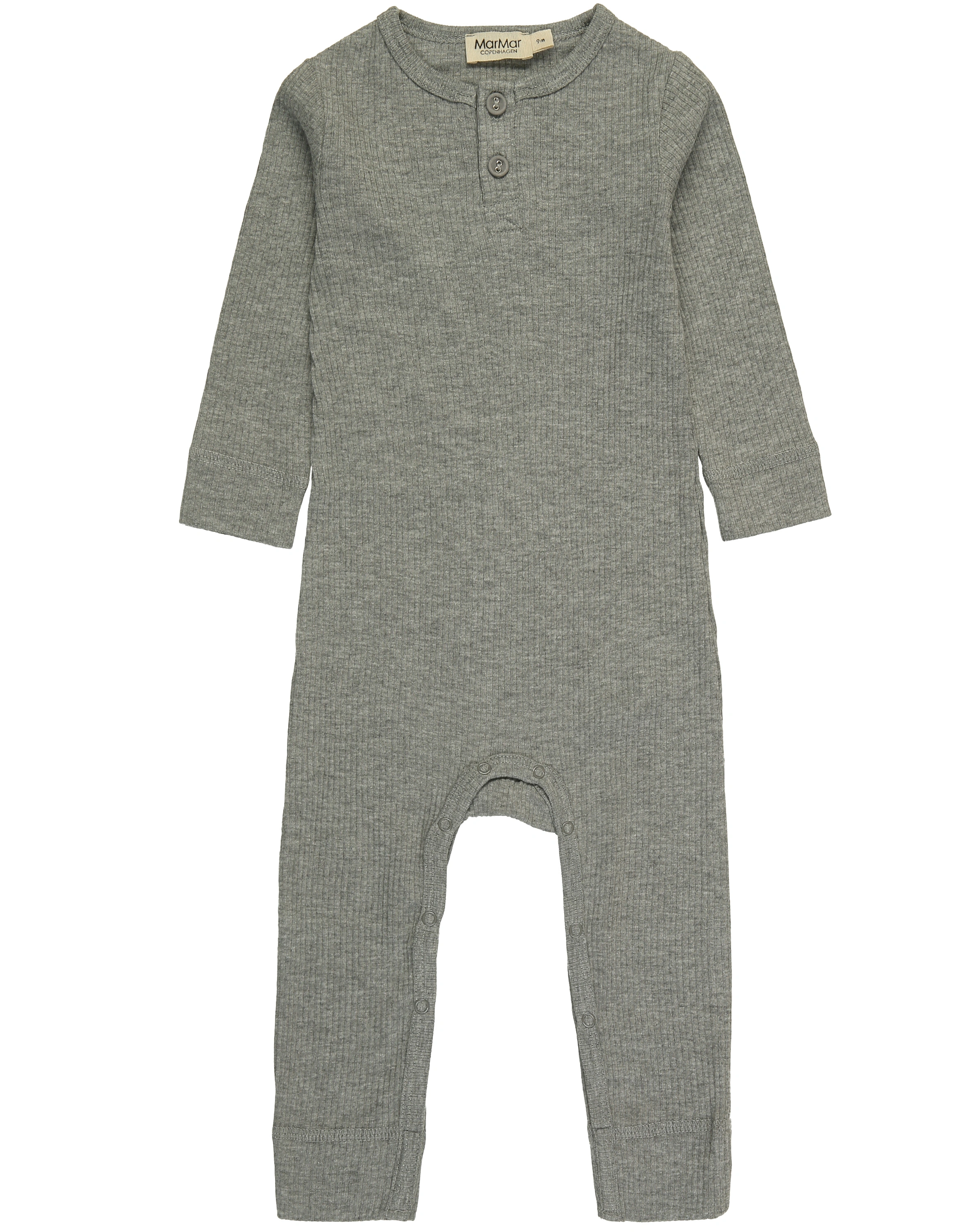Strampler ROMPY ohne Fuß in grey melange
