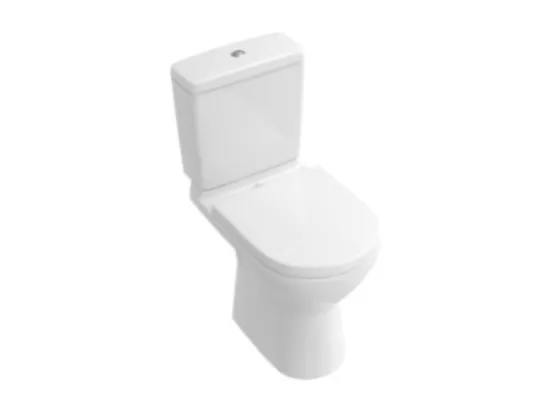WC à poser compact sans bride VILLEROY ET BOCH O.novo avec abattant