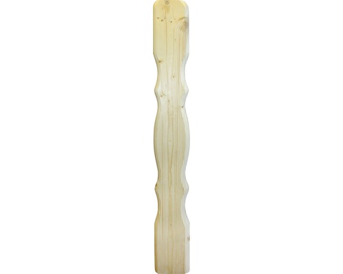 Geschaafde vurenhouten balkonplank, type B, 26x120x980 mm