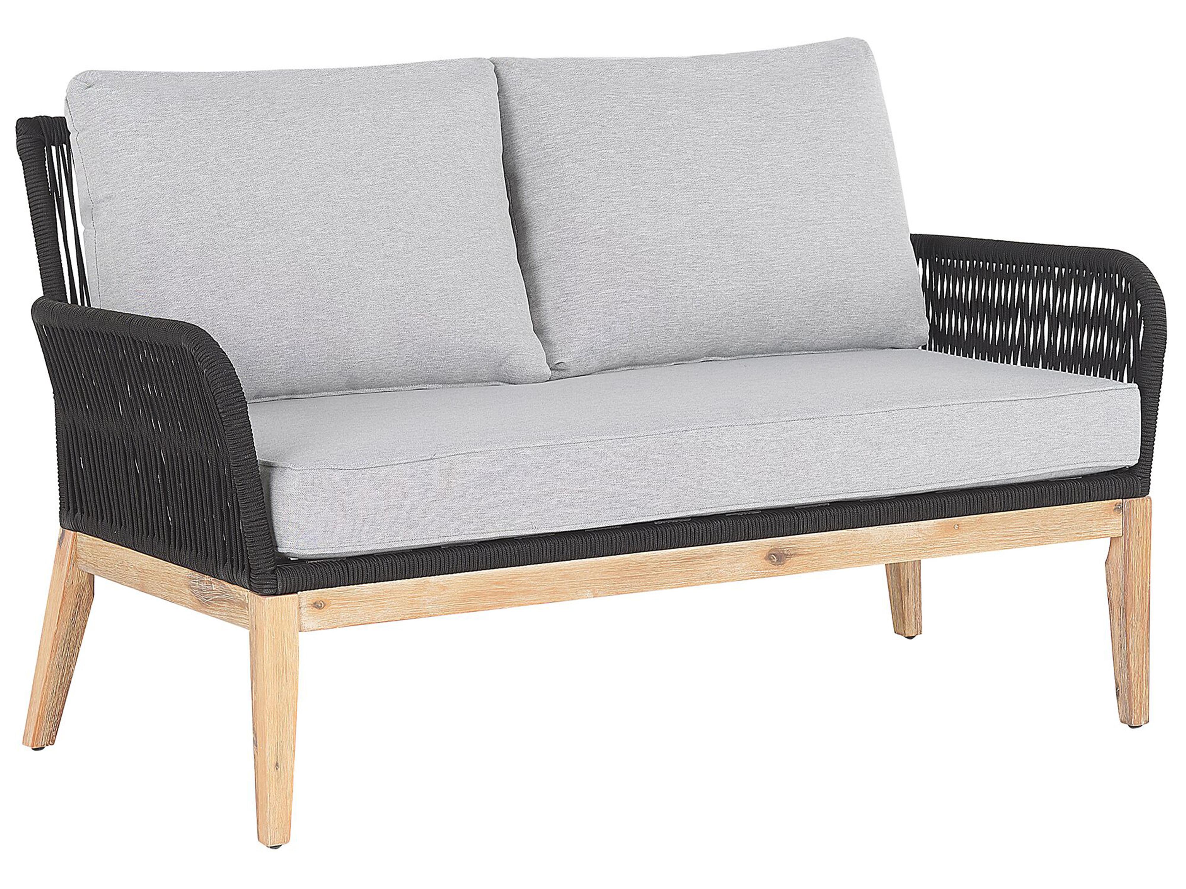 Loungeset met tafel 4-zits MERANO Acaciahout Grijs